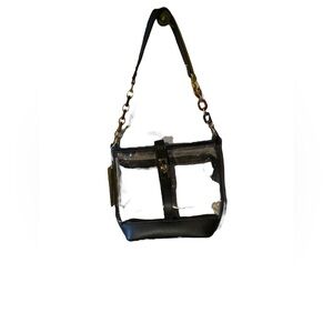 KKXiu clear bag (flawed)  with turn lock  NWT